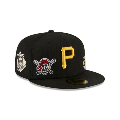 Pittsburgh Pirates Gorra | New Era MLB Multi 59fifty Fitted Cap Mexico - Negros